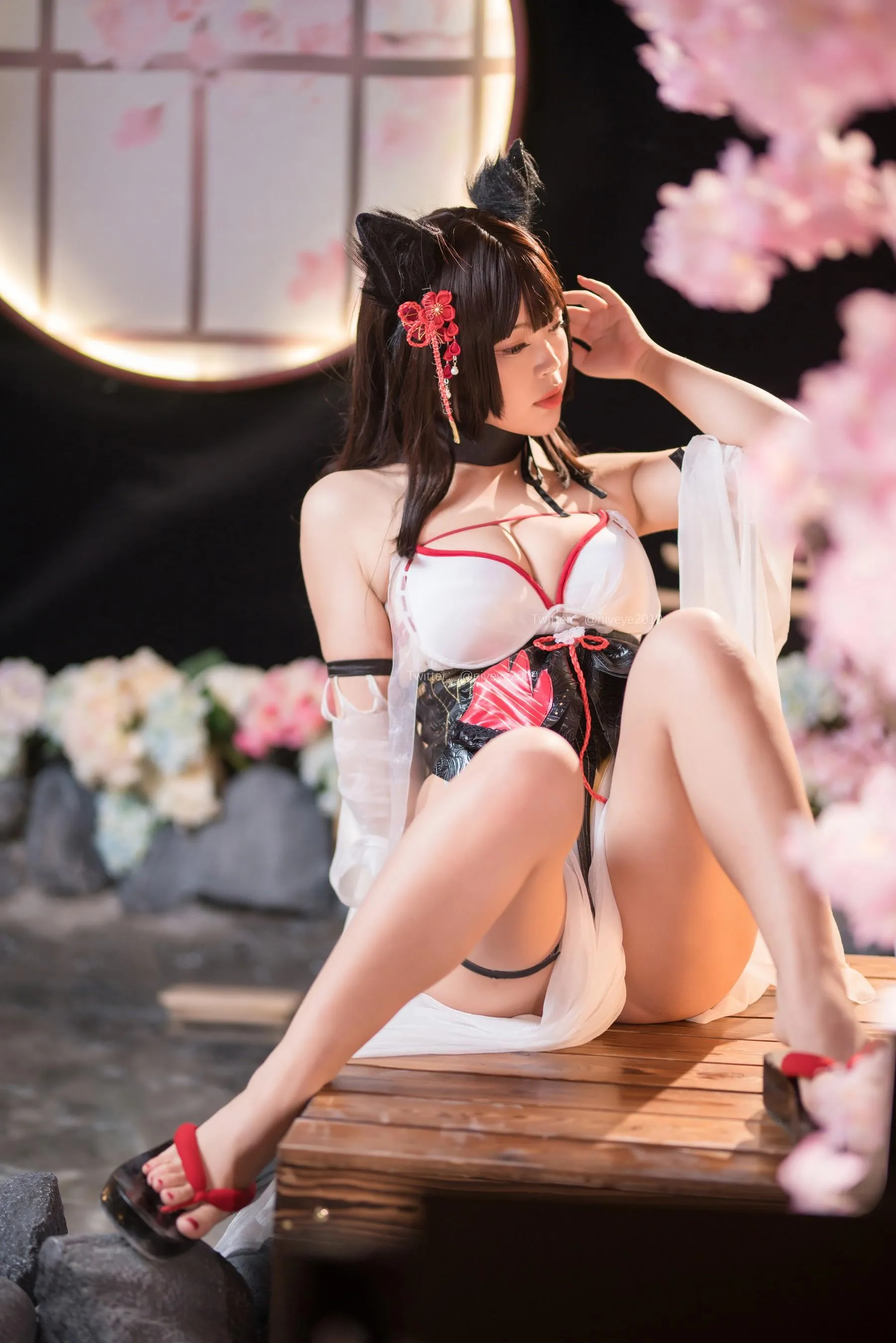 白烨 – NO.56 湿身天诚泳装 [61P]插图8